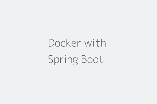 spring boot docker compose