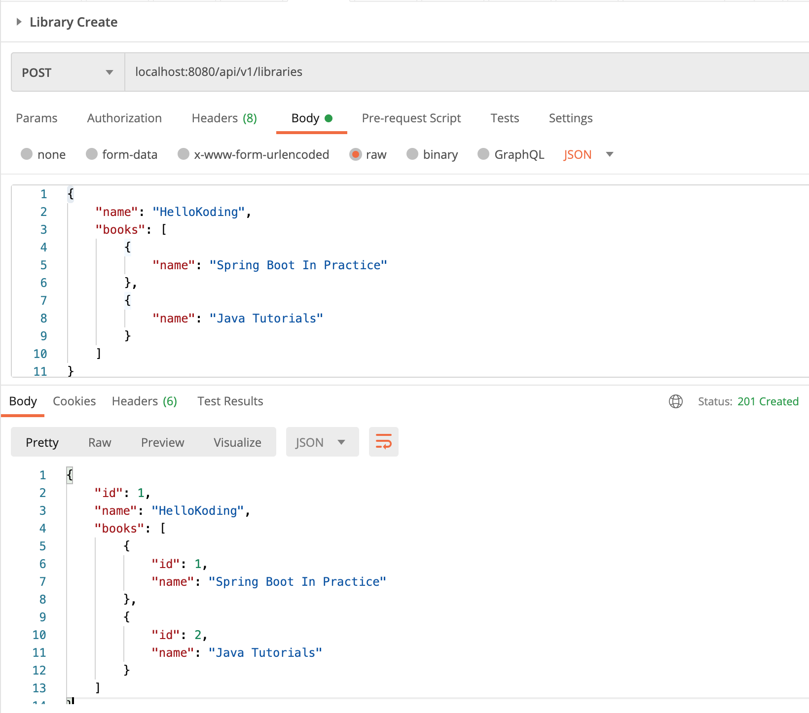 JPA and Hibernate One To Many Bidirectional Mapping in Spring Boot